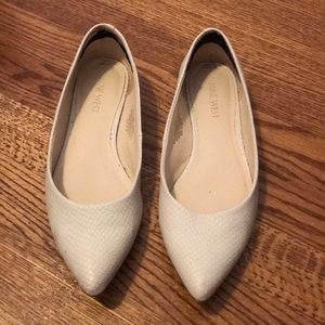 Nine West Nude Pointed Toe Flats